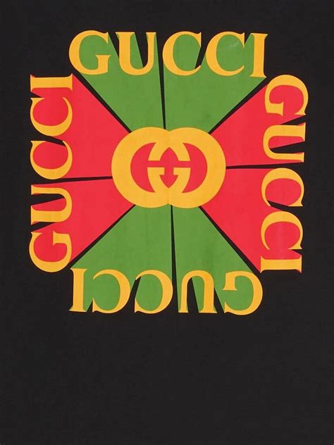 gucci classic logo tshirt|gucci symbol t shirt.